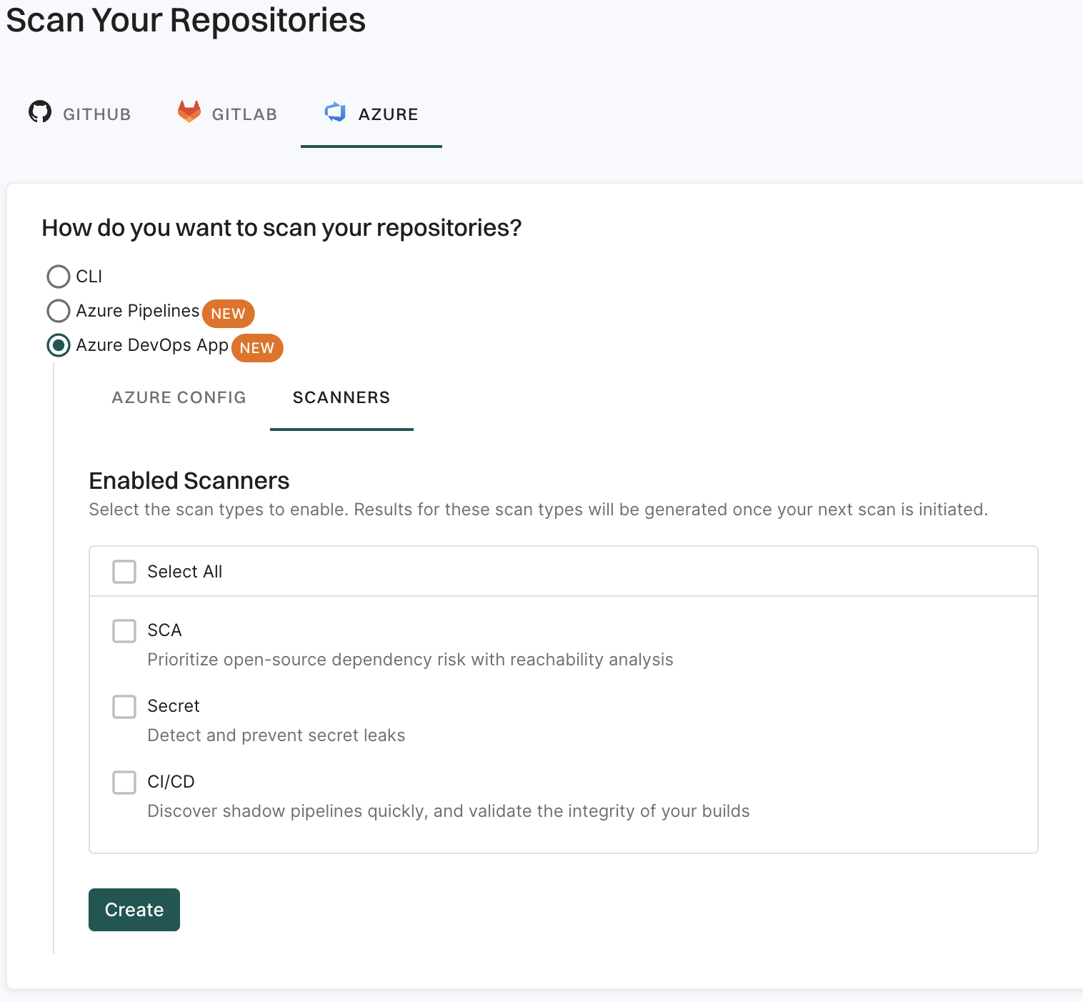 Configure Azure DevOps App Scans