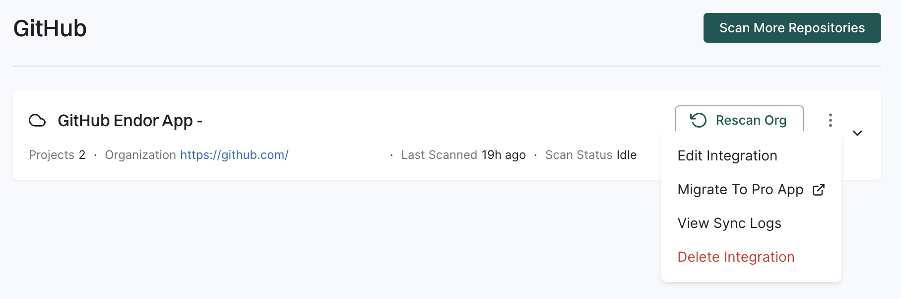 Manage GitHub App